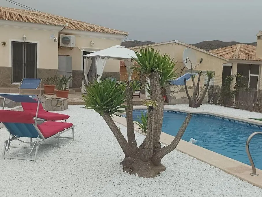 Villa Paz - Villa Familiar Para 6 Con Piscina, Ac, Wifi Y Parking Arboleas