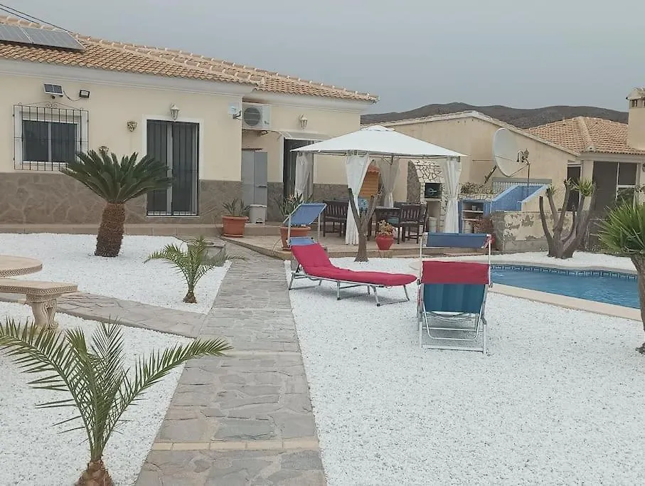 Villa Paz - Villa Familiar Para 6 Con Piscina, Ac, Wifi Y Parking Arboleas Spain
